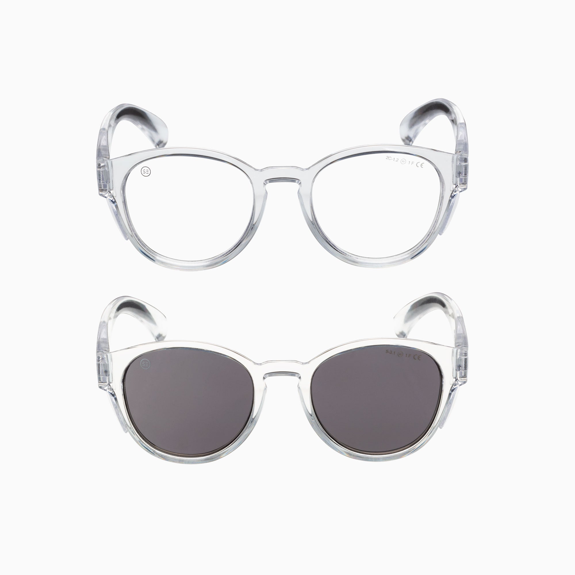 Flux Clear Safety Glasses Bundle (Clear + Polarised)