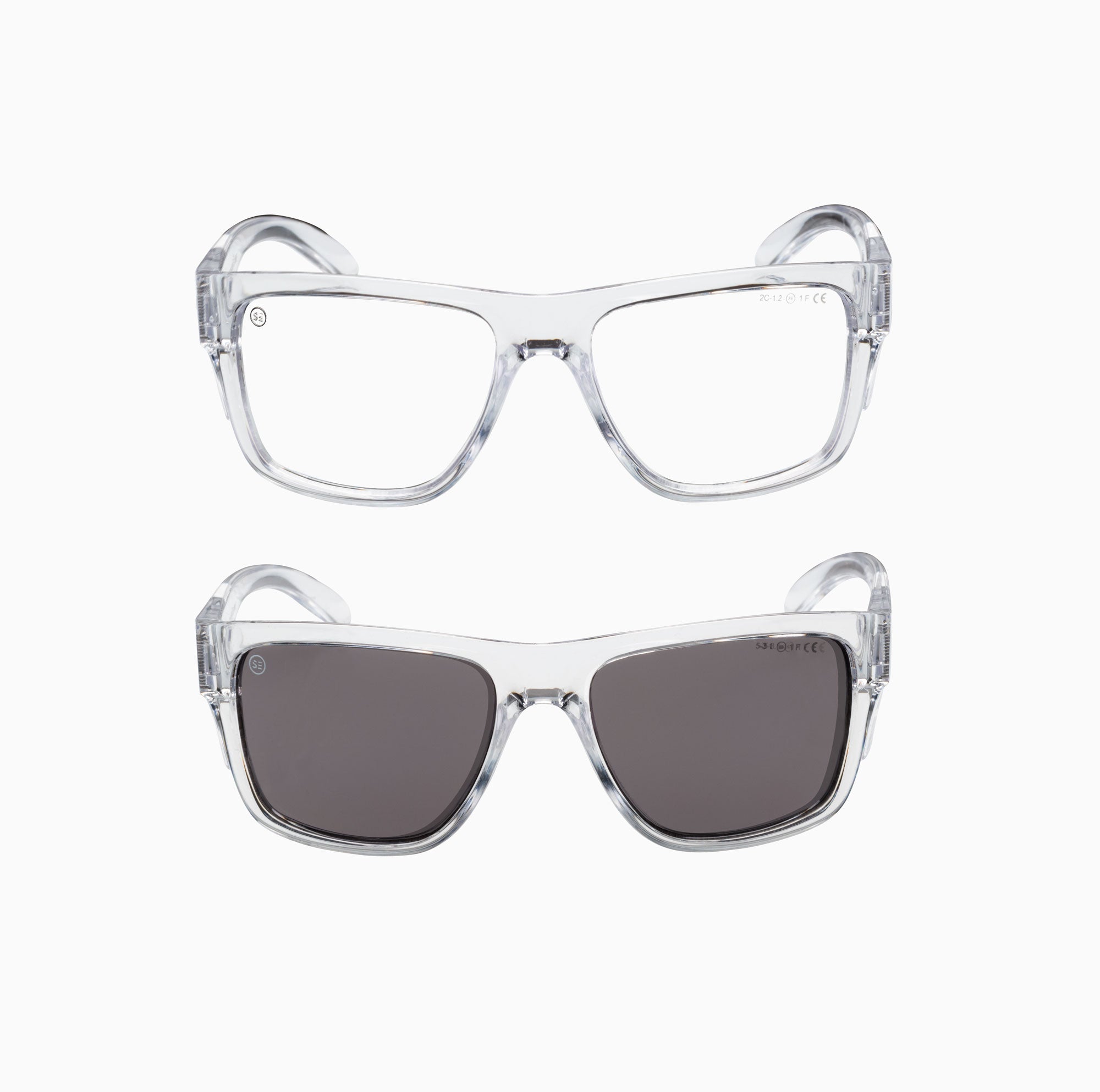 Nova Clear Safety Glasses Bundle (Clear + Polarised)