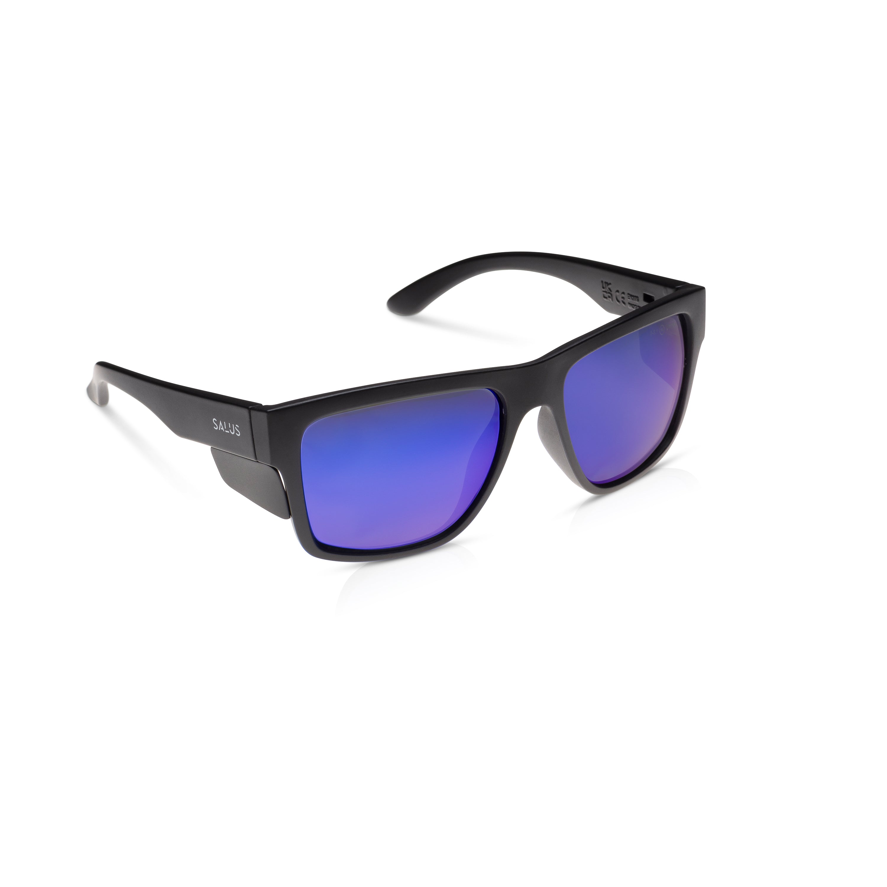 Nova - All Black Frame - Blue Polarised Lens