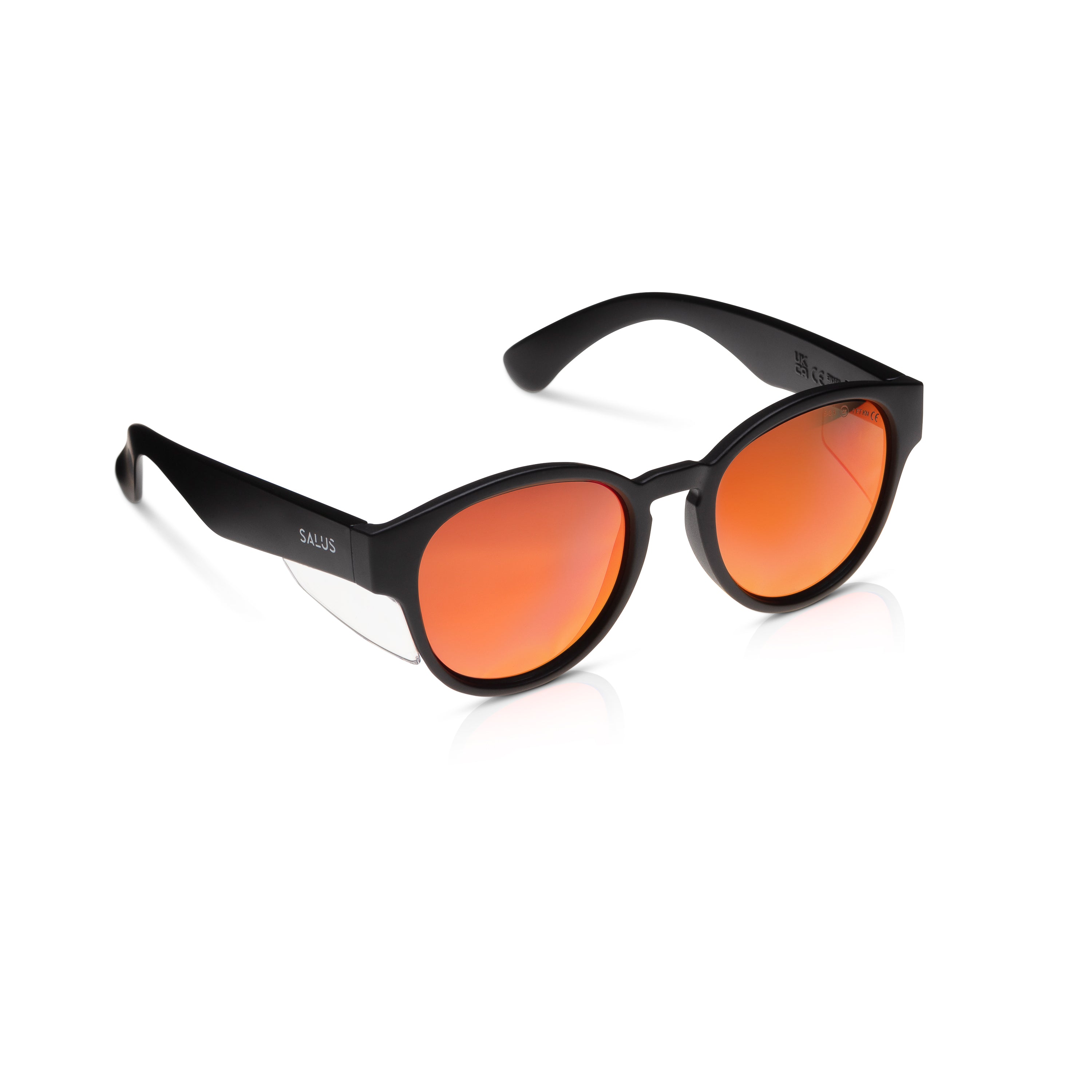 Flux - Black Frame - Red Polarised Lens